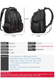 Male 45L Travel backpack 15.6 Laptop Backpack