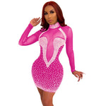 Women Bandage Dress Sequin vestidos Ladies Club Dresses