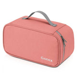 Gonex Bra Underwear Storage Bag Travel Packing Organizer Case Hanging Portable Zipper Lingerie Pouch for Women Lady Men 6 Colors
