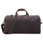 JOYIR Genuine Leather Large Duffel Bag Business Men's Travel Bag