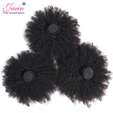 Afro Kinky Curly Hair Weave 3-4 Bundle Deal Remy Human Hair Extension For Women 8-20 Inch Natural Color Jarin Hair Bulk Sale