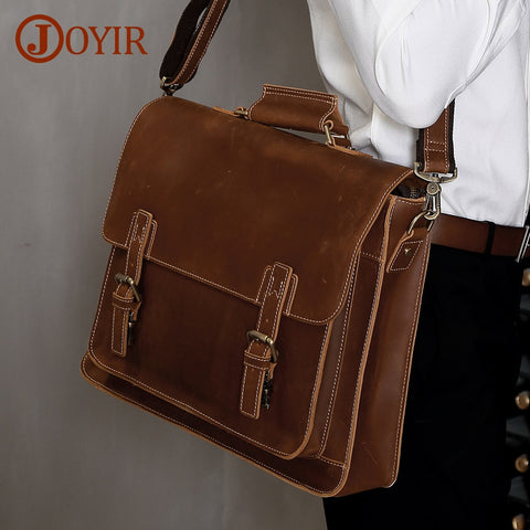 JOYIR Men Business Briefcase Laptop Messenger Shoulder Business Office Handbag