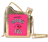 Fun Gasoline Bottle Design Crossbody Bag for Women