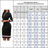 2020 Autumn Winter Women Half-high Collar Zipper Hip Dress