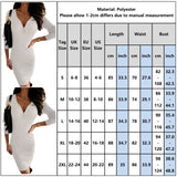 2020 Autumn Winter Women Half-high Collar Zipper Hip Dress