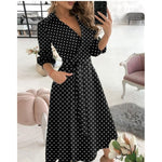 Casual Women Fashion Print Party Dress