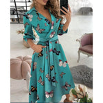 Casual Women Fashion Print Party Dress