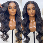 30 inch Body Wave Lace Closure Wig 4x4 Closure Wig Brazilian Water Wave Frontal Human Hair Wig For Women Pre Plucked Lace Wig