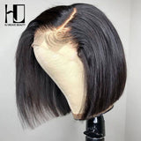 Short Bob Wigs Straight Lace Front Human Hair Wigs For Women Bleached Knots Pre Plucked Wig Glueless Perruque Cheveux Humain