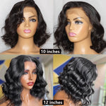 Pixie Cut Short Bob Wig Body Wave Lace Frontal Human Hair Wigs For Black Women Nature Wave Human Hair Wig Pre Plucked Baby Hair