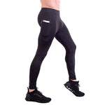 Large Size Fitness Pants Men's Quick Drying Black Sports Tights Training Running Pants