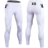 Large Size Fitness Pants Men's Quick Drying Black Sports Tights Training Running Pants