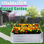60/90x120cm Metal Garden Raised Bed Round Planting Container Grow Bags Iron Planter Pot For Plants Nursery Pot