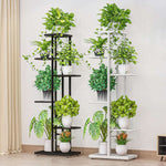 5/6 Layers Iron Flower Stand Pots Tray Plant Shelves Planter Display Rack Storage Holder Shelf Home Balcony Garden Decoration