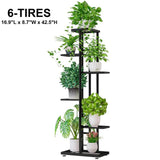 5/6 Layers Iron Flower Stand Pots Tray Plant Shelves Planter Display Rack Storage Holder Shelf Home Balcony Garden Decoration