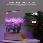 Indoor Herb Garden Kit Hydroponics Growing System Smart Planter  Adjustable Temperature Display Automatic Timer Germination Kit