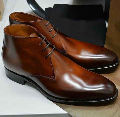 2021NEW Men PU Leather Fashion Shoes Low Heel Fringe Shoes Dress Shoes Brogue Shoes Spring Boots Vintage Classic Male Casual